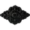 Ekena Millwork Ashford Ceiling Medallion, Hand-Painted Black Pearl, 42 3/4"W x 28 7/8"H x 1"P CM42X28ASBPS - alternate 1